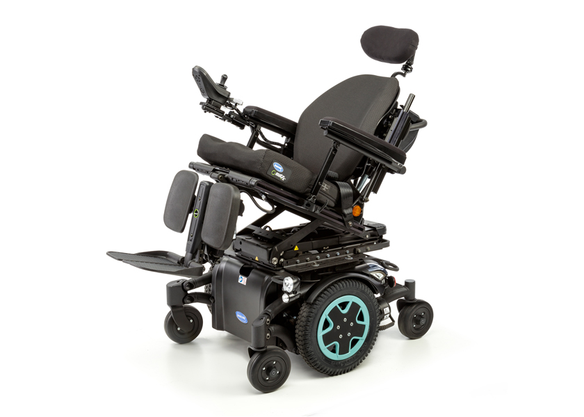 TDX SP2 Power Chair angled view