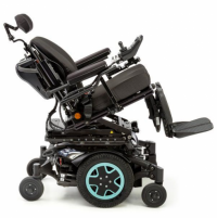 TDX SP2 Power Chair tilted, side view thumbnail